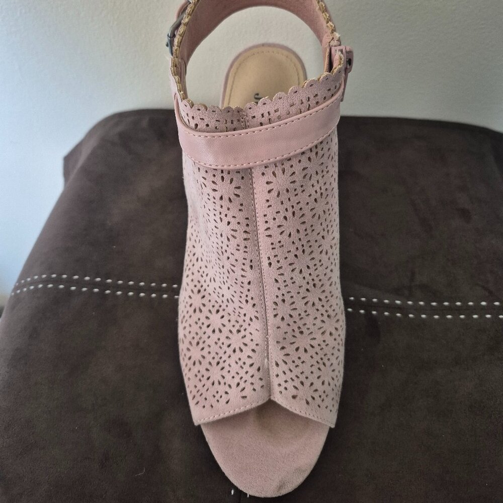 Pink Cut Out Booties - Picture 2 of 11